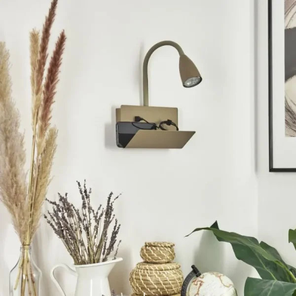 hofstein Applique murale Sarnen Kaki, 1 lumière* Lampes Modernes