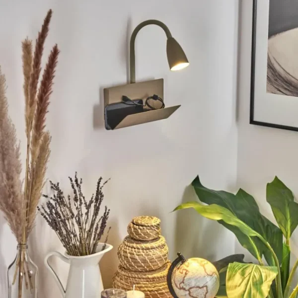 hofstein Applique murale Sarnen Kaki, 1 lumière* Lampes Modernes
