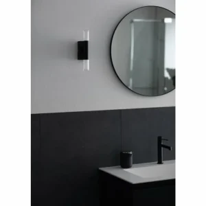 SCHÖNER WOHNEN-Kollektion Applique murale Twice LED Noir, 2 lumières* Lampes En Verre