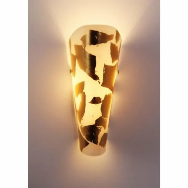 Luminaires Selene Applique murale Selene Or, Blanc, 1 lumière* Lampes En Verre