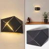 hofstein Applique murale Shouver LED Noir, 1 lumière* Lampes Modernes
