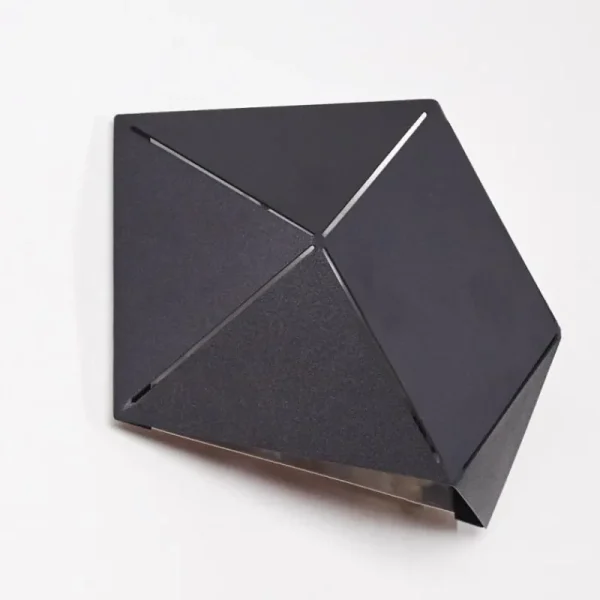 hofstein Applique murale Shouver LED Noir, 1 lumière* Lampes Modernes