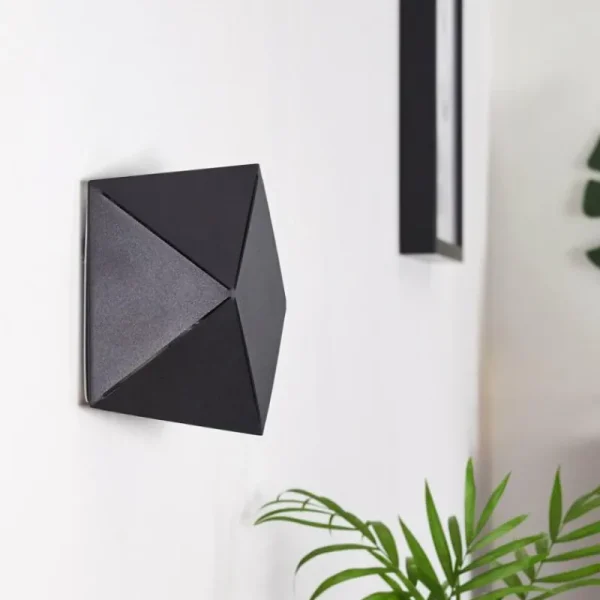 hofstein Applique murale Shouver LED Noir, 1 lumière* Lampes Modernes