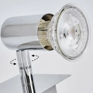 hofstein Applique murale Sibarco Chrome, 2 lumières* Lampes Modernes