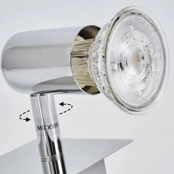 hofstein Applique murale Sibarco Chrome, 2 lumières* Lampes Modernes