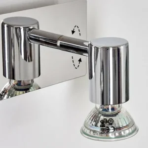 hofstein Applique murale Sibarco LED Chrome, 2 lumières* Lampes Modernes