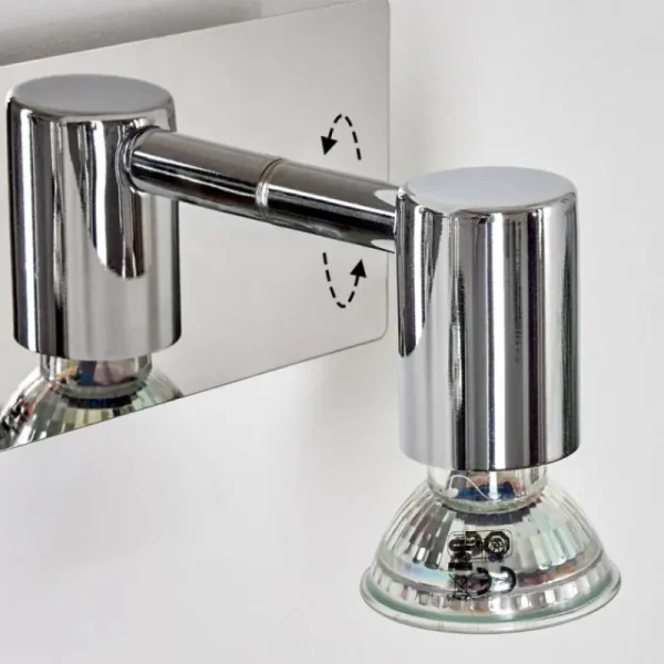 hofstein Applique murale Sibarco LED Chrome, 2 lumières* Lampes Modernes