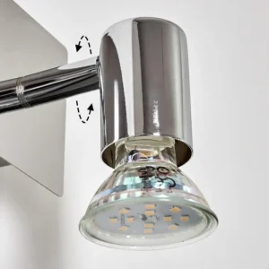 hofstein Applique murale Sibarco LED Chrome, 2 lumières* Lampes Modernes