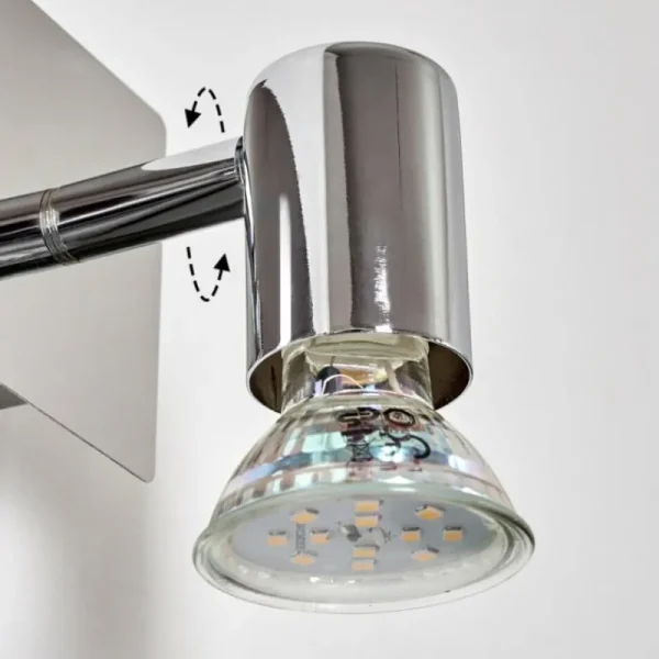 hofstein Applique murale Sibarco LED Chrome, 2 lumières* Lampes Modernes