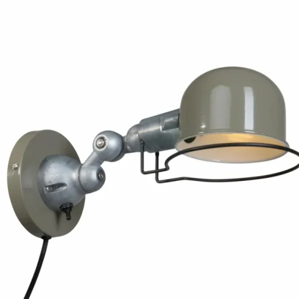 Luminaires Steinhauer Applique murale Steinhauer Darvin Gris, Vert, 1 lumière* Lampes En Verre