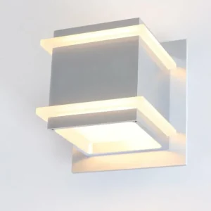 Luminaires Steinhauer Applique murale Steinhauer Liberstas Acier inoxydable, 1 lumière* Lampes En Verre