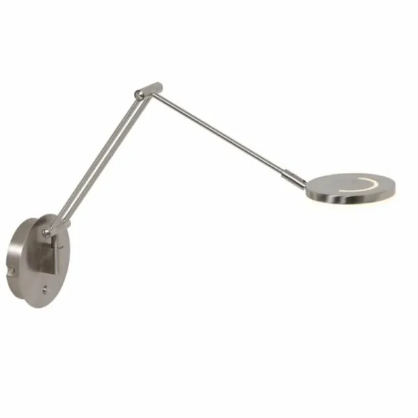 Luminaires Steinhauer Applique murale Steinhauer Soleil LED Acier brossé, 1 lumière* Lampes En Verre