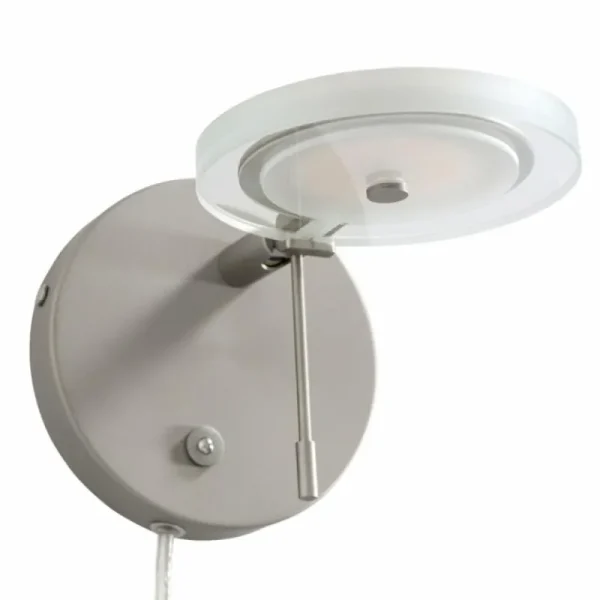 Luminaires Steinhauer Applique murale Steinhauer Turound LED Acier inoxydable, 1 lumière* Lampes En Verre