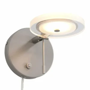 Luminaires Steinhauer Applique murale Steinhauer Turound LED Acier inoxydable, 1 lumière* Lampes En Verre