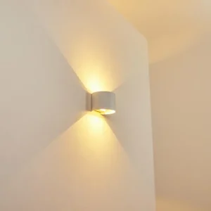 hofstein Applique murale Strandaa LED Blanc, 2 lumières* Lampes Modernes