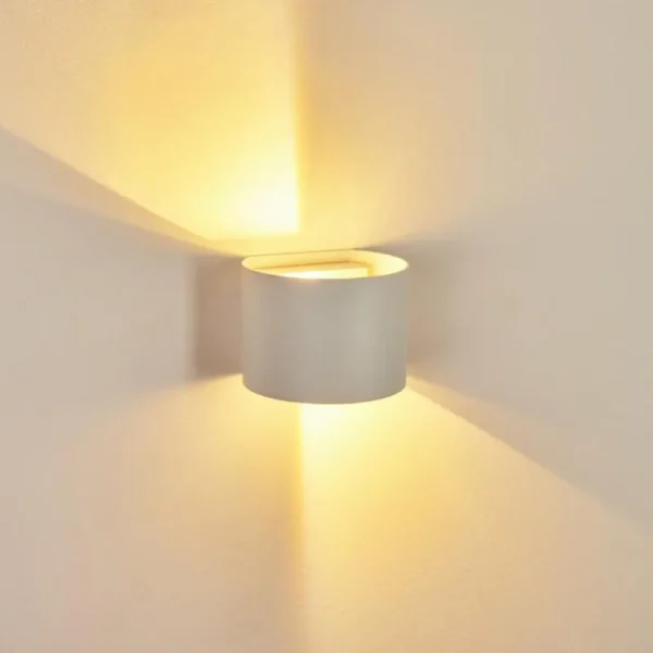 hofstein Applique murale Strandaa LED Blanc, 2 lumières* Lampes Modernes