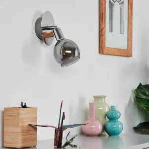 hofstein Applique murale Stranderod Chrome, 1 lumière* Lampes Modernes