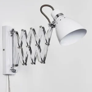 hofstein Applique murale Stranderott Chrome, Blanc, 1 lumière* Lampes Modernes