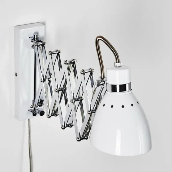 hofstein Applique murale Stranderott Chrome, Blanc, 1 lumière* Lampes Modernes