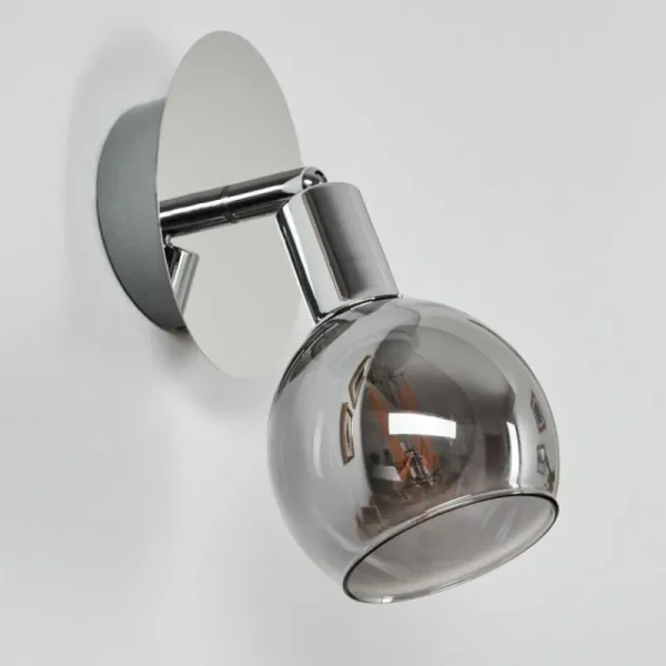hofstein Applique murale Stranderod Chrome, 1 lumière* Lampes Modernes
