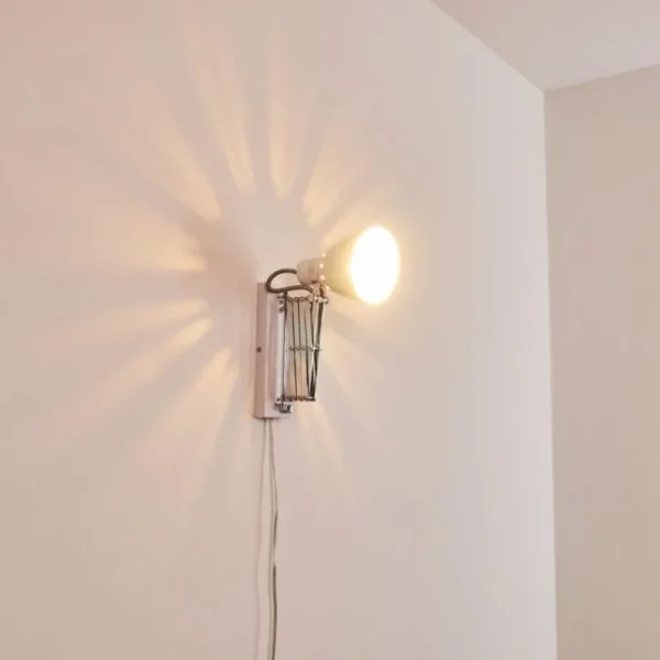 hofstein Applique murale Stranderott Chrome, Blanc, 1 lumière* Lampes Modernes