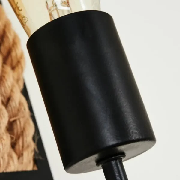 hofstein Applique murale Sulzano Brun, Noir, 1 lumière* Lampes Modernes