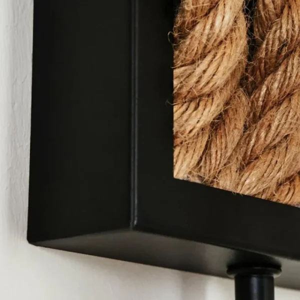 hofstein Applique murale Sulzano Brun, Noir, 1 lumière* Lampes Modernes