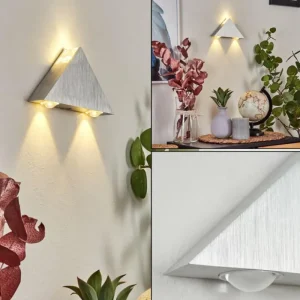 hofstein Applique murale Tapurai LED Argenté, 1 lumière* Lampes Modernes