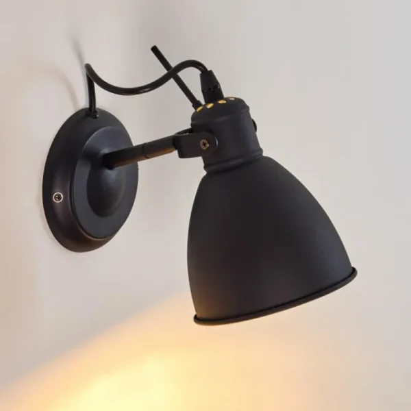 hofstein Applique murale Timola Noir, 27 lumières* Lampes Modernes