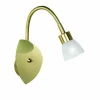 Luminaires Trio Applique murale Trio 8161 Laiton, 1 lumière* Lampes En Verre