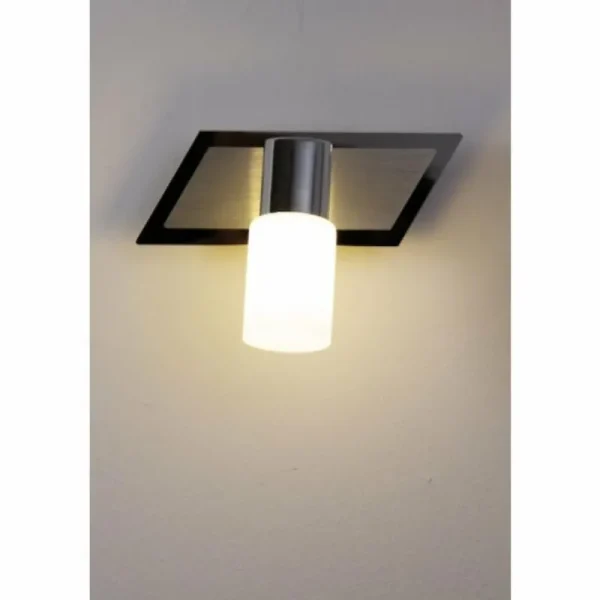 Luminaires Trio Applique murale Trio 8214 LED Aluminium, Chrome, Acier inoxydable, 1 lumière* Lampes En Verre