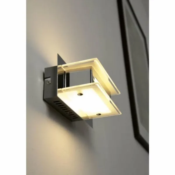 Luminaires Trio Applique murale Trio 2220 LED Chrome, 1 lumière* Lampes En Verre