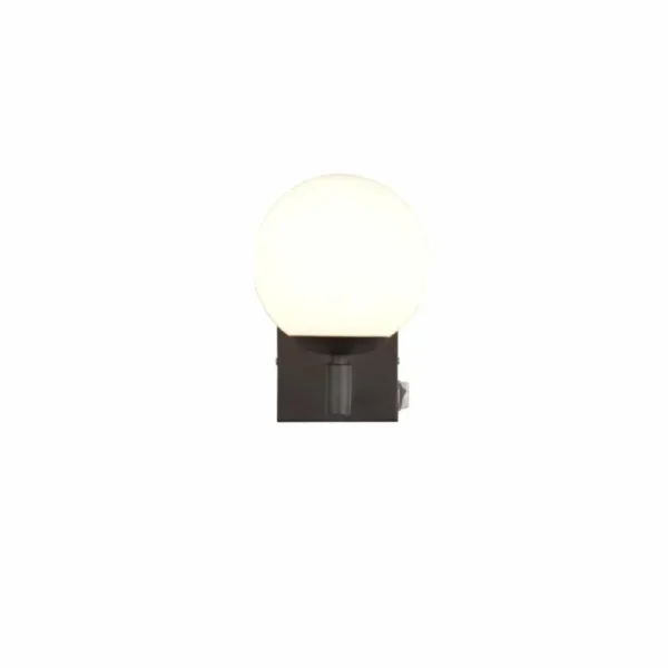 Luminaires Trio Applique murale Trio KULA Noir, 1 lumière* Lampes En Verre