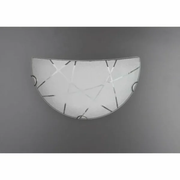 Luminaires Trio Applique murale Trio Leuchten SANDRINA Blanc, 1 lumière* Lampes En Verre