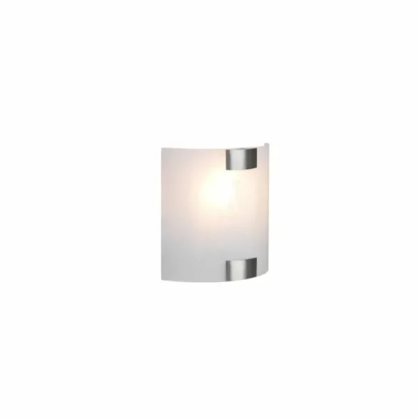 Luminaires Trio Applique murale Trio Pura Nickel mat, 1 lumière* Lampes En Verre