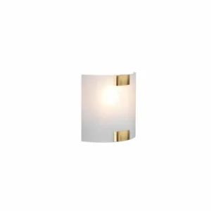 Luminaires Trio Applique murale Trio Pura Vieux laiton, 1 lumière* Lampes En Verre