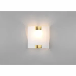 Luminaires Trio Applique murale Trio Pura Vieux laiton, 1 lumière* Lampes En Verre