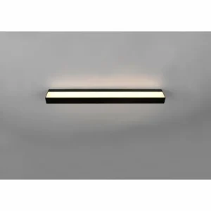 Luminaires Trio Applique murale Trio-Leuchten Rocco LED Noir, 1 lumière* Lampes En Verre