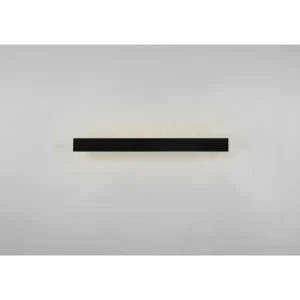 Luminaires Trio Applique murale Trio-Leuchten Rocco LED Noir, 1 lumière* Lampes En Verre