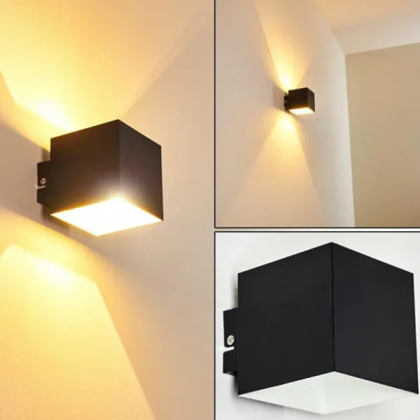hofstein Applique murale Varco Noir, 1 lumière* Lampes Modernes