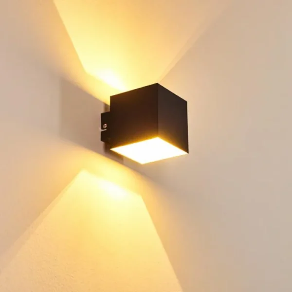 hofstein Applique murale Varco Noir, 1 lumière* Lampes Modernes