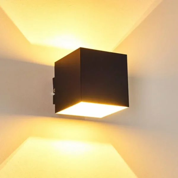 hofstein Applique murale Varco Noir, 1 lumière* Lampes Modernes