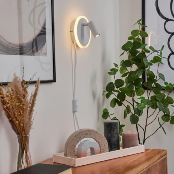 hofstein Applique murale Viata LED Blanc, 2 lumières* Lampes Modernes