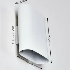 hofstein Applique murale Vion Blanc, 2 lumières* Lampes Modernes