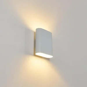 hofstein Applique murale Vion Blanc, 2 lumières* Lampes Modernes