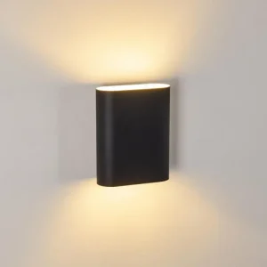 hofstein Applique murale Vion Noir, 2 lumières* Lampes Modernes