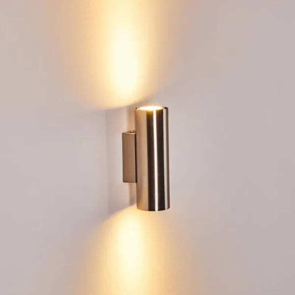hofstein Applique murale Zuoz Nickel mat, 2 lumières* Lampes Modernes