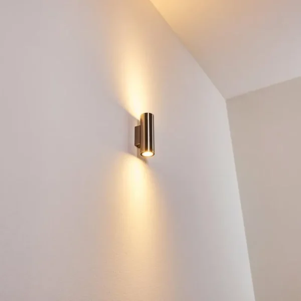 hofstein Applique murale Zuoz Nickel mat, 2 lumières* Lampes Modernes