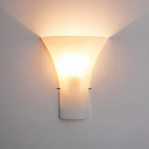 hofstein Applique Nerola Blanc, 1 lumière* Lampes En Verre