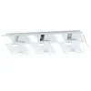 Luminaires Eglo Applique ou plafonnier Eglo VICARO LED Chrome, 3 lumières* Lampes En Verre